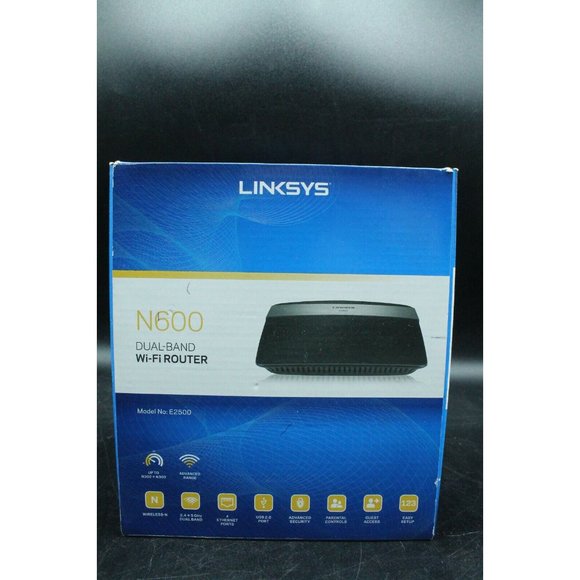Linksys N600 E2500 WI-FI Dual Band Router - Picture 2 of 10